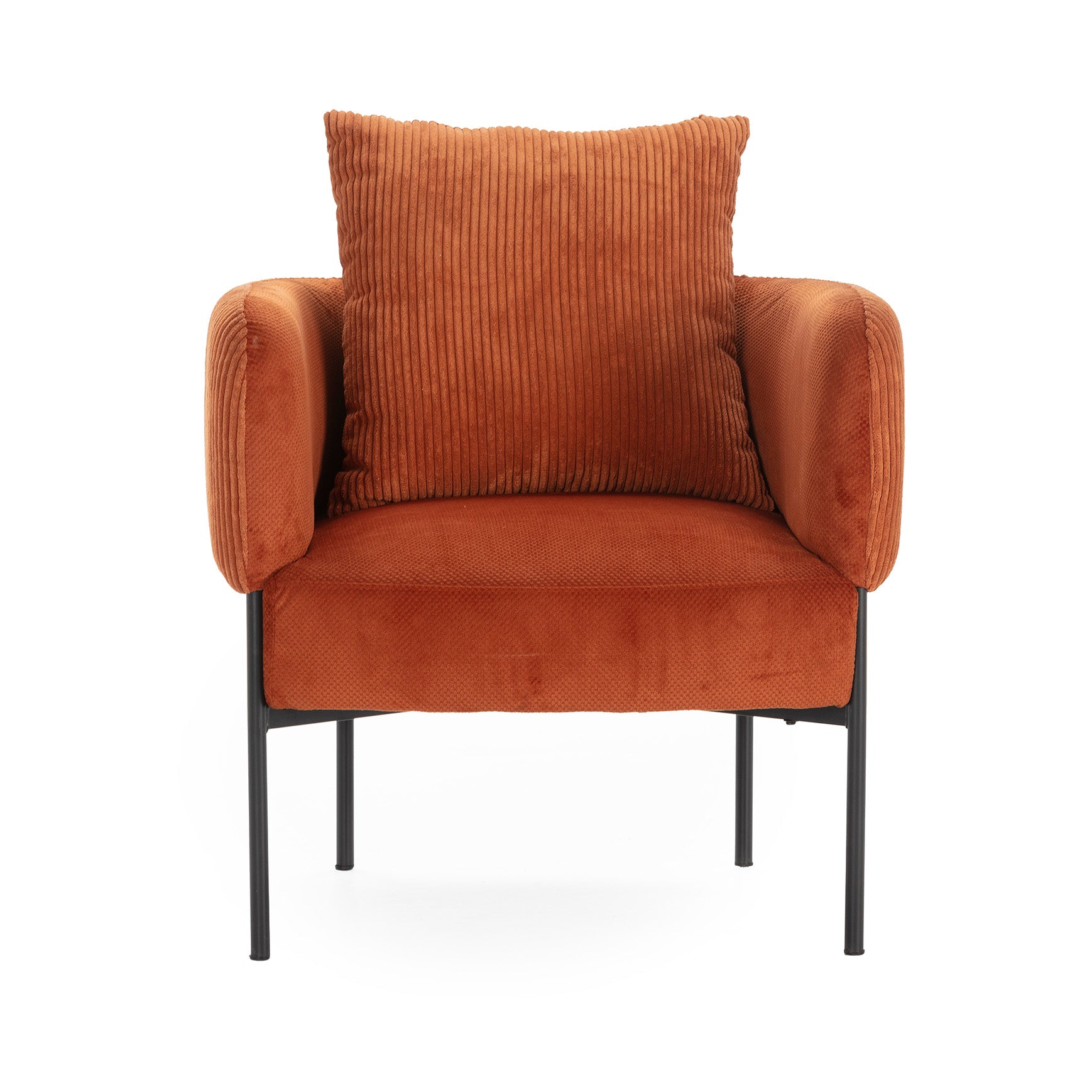 FAUTEUIL ARUNI BRIQUE / 17814