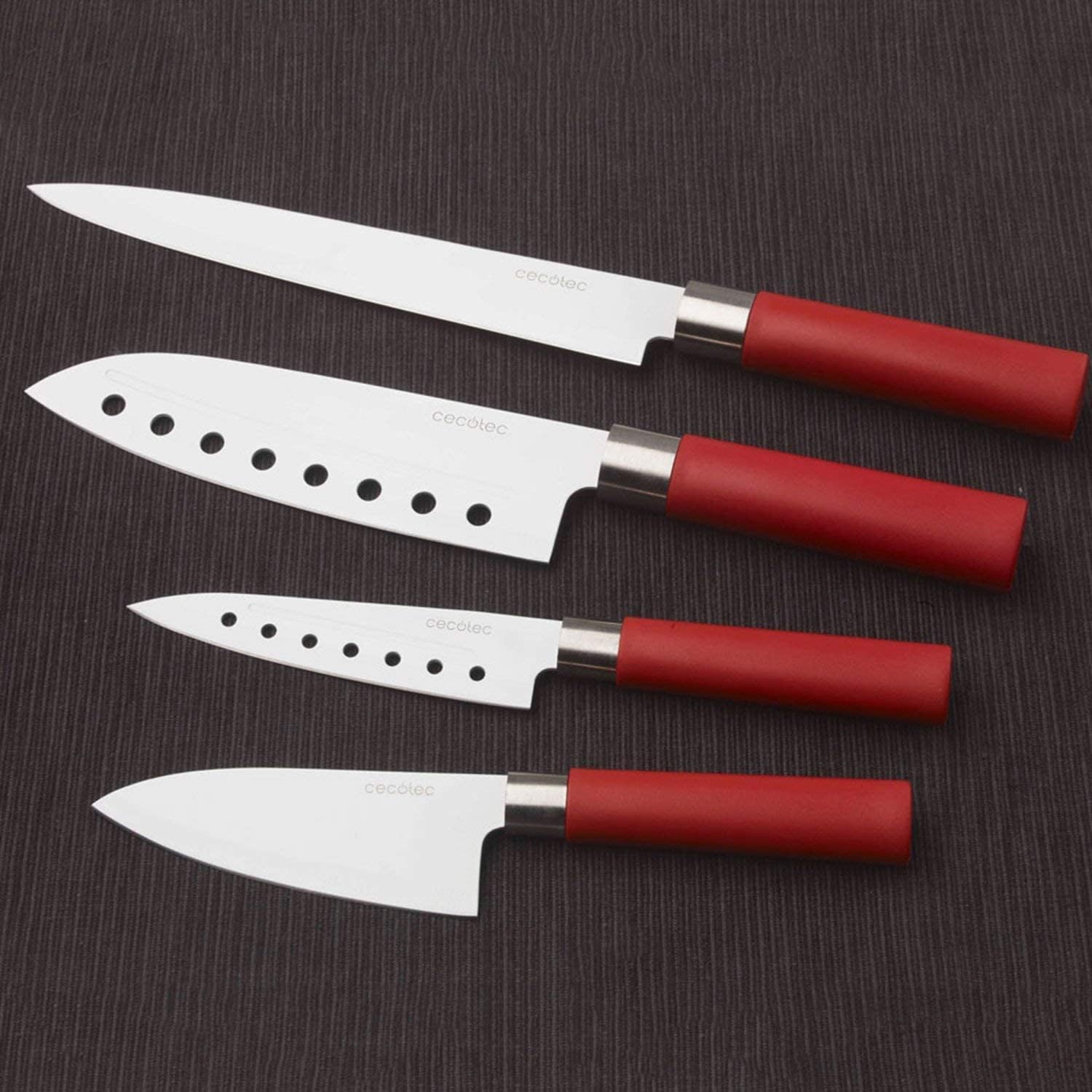 Set de 4 couteaux professionnels style asiatique Sanyoku / 1002