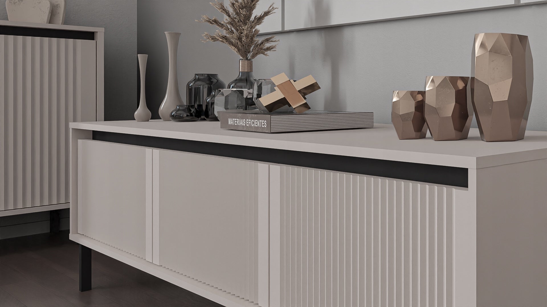 Meuble TV OSAKA BEIGE