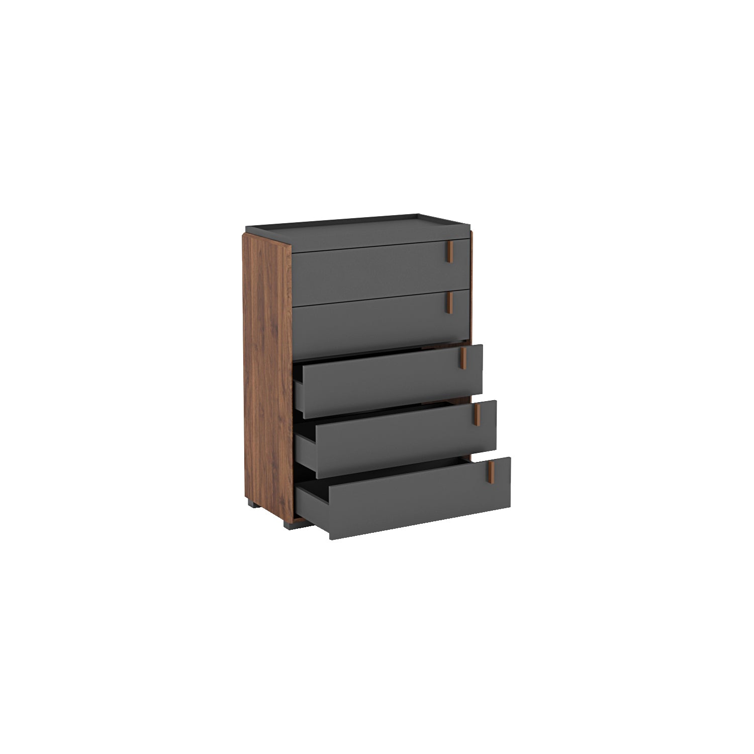 Commode 5 tiroirs COLUMBIA / BR3 COD306MP-CLB/DG