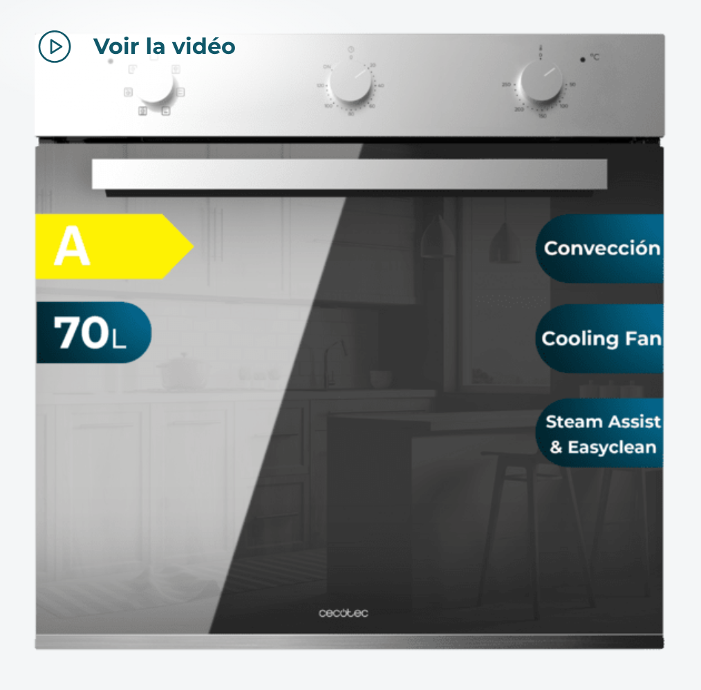 Four encastrable multifonction 70 L / 4728
