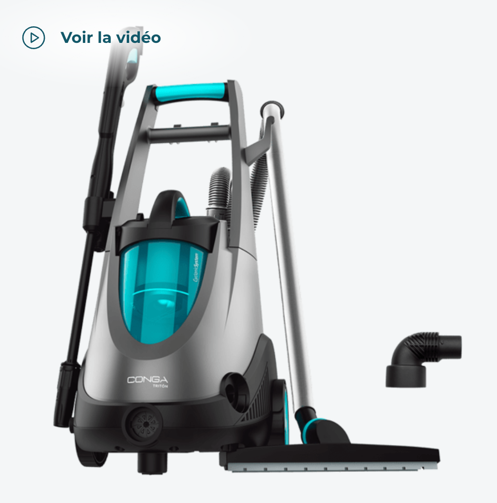 Nettoyeur haute pression et aspirateur Conga Triton 4000 UltraClean / 5712