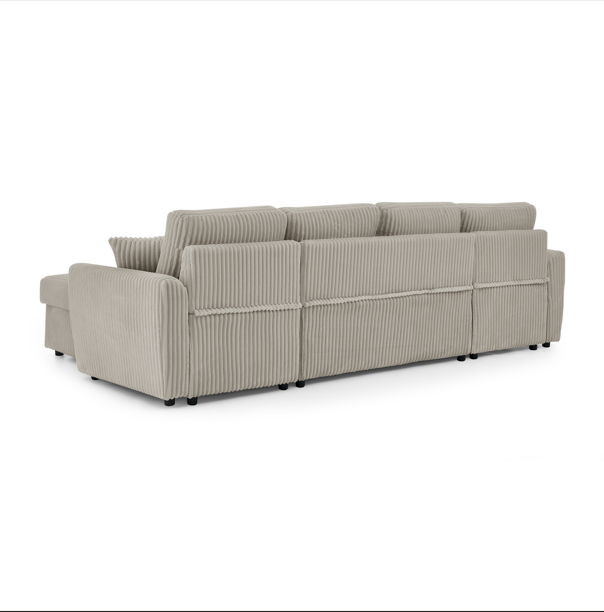 Canapé convertible taupe / YL-93163UTAUPE