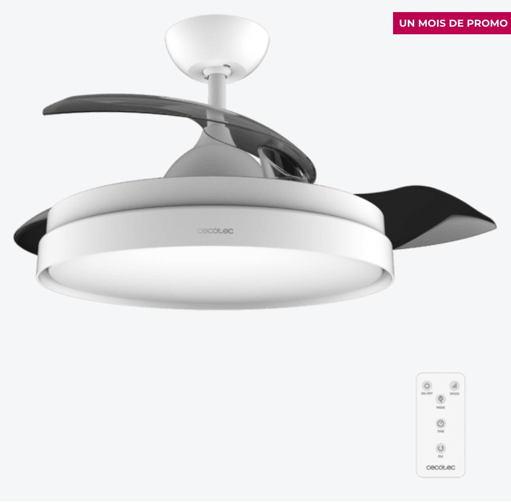 Ventilateur de plafond à 3 pales rétractables / 5992