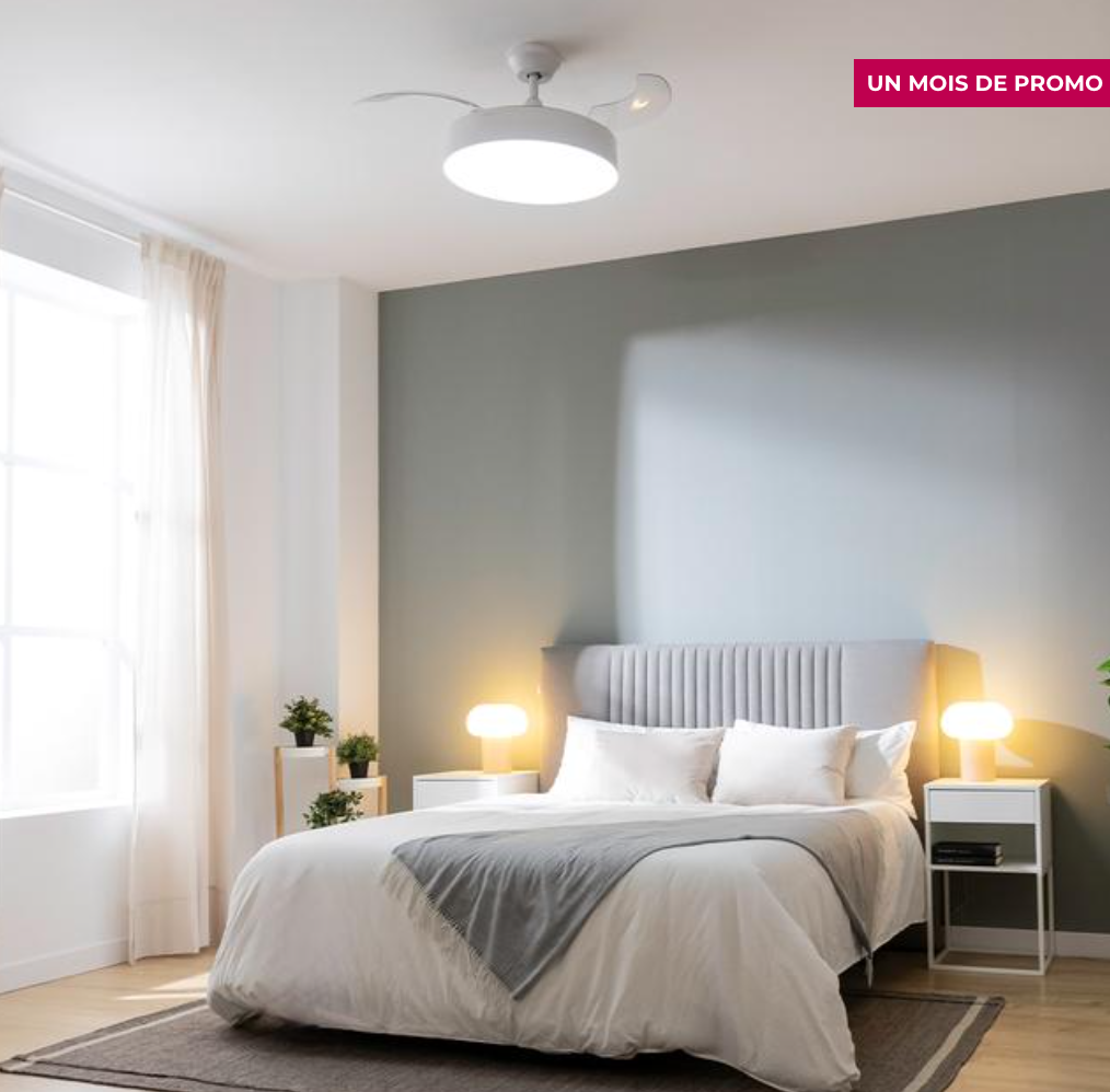 Ventilateur de plafond à 3 pales rétractables / 5992