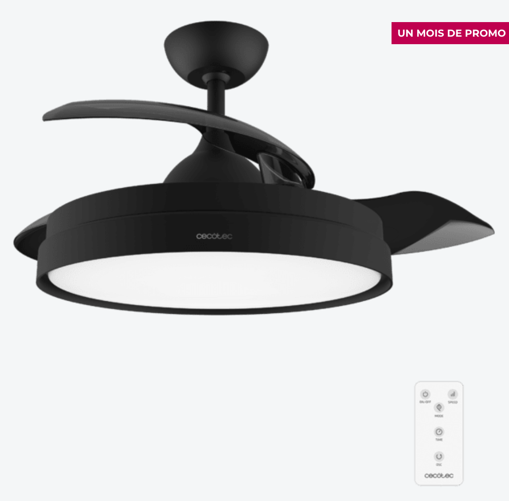 Ventilateur de plafond à 3 pales rétractables / 5993