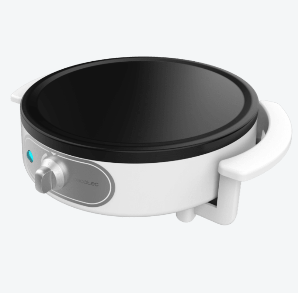Crêpière électrique de 1200 W avec revêtement antiadhésif et puissance ajustable / 8034