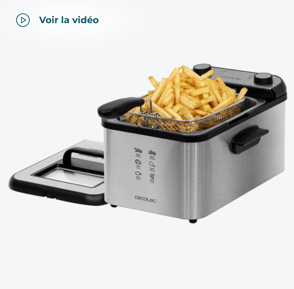 Friteuse électrique CleanFry 3000 Full INOX 3 litres / 3073