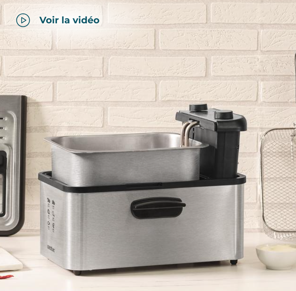 Friteuse électrique CleanFry 3000 Full INOX 3 litres / 3073