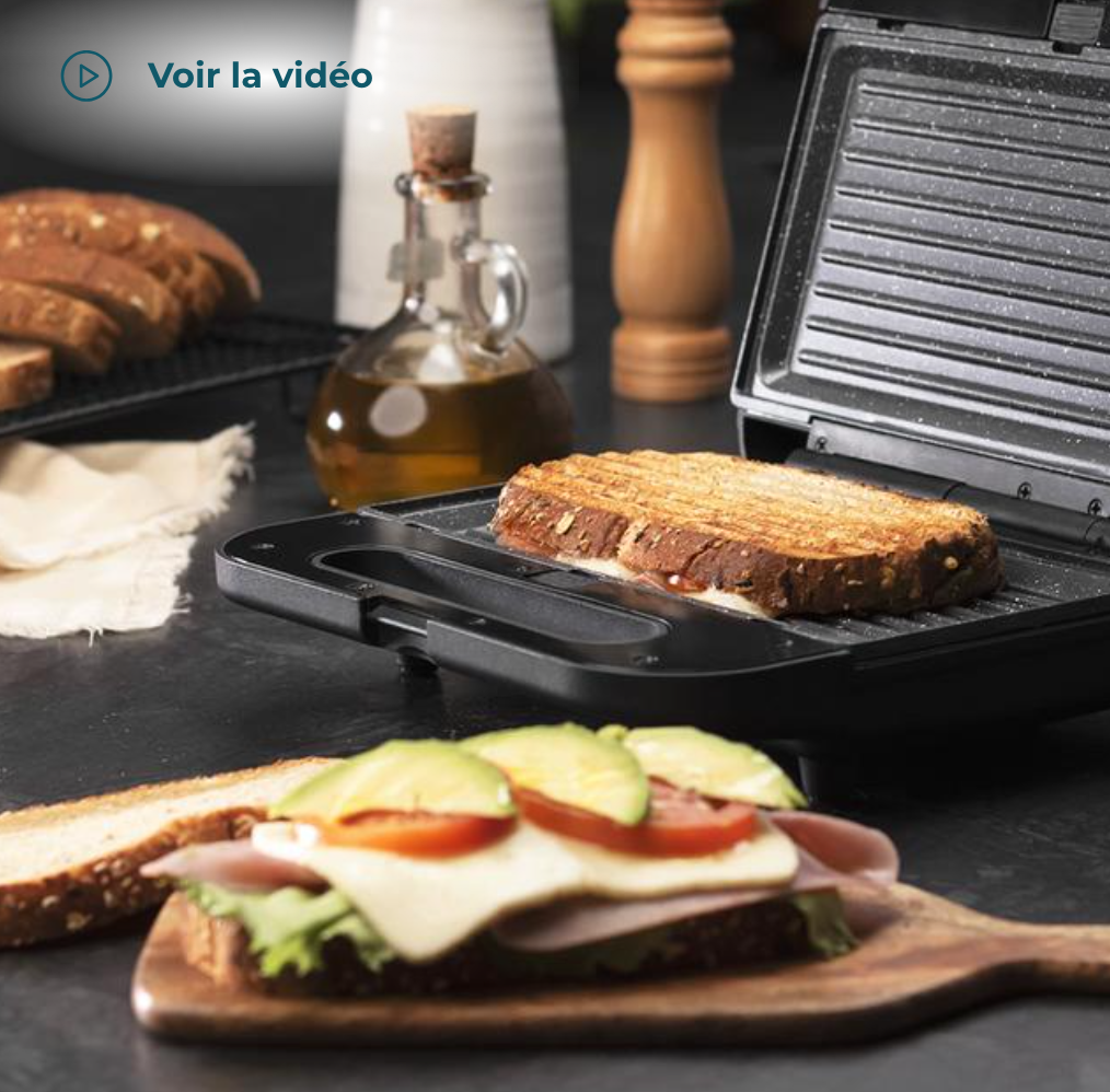 Appareil à sandwichs Rock´nToast 3in1 800W / 3203