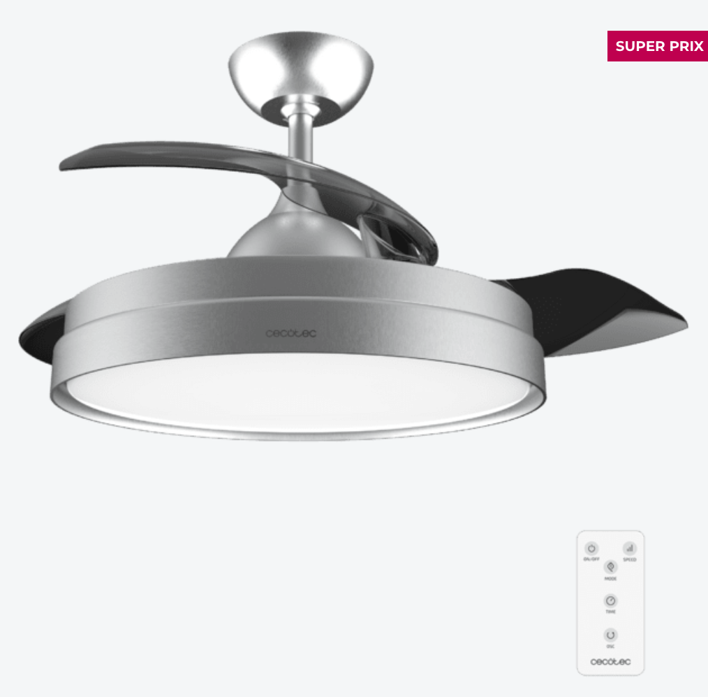 Ventilateur de plafond à 3 pales rétractables / 5994