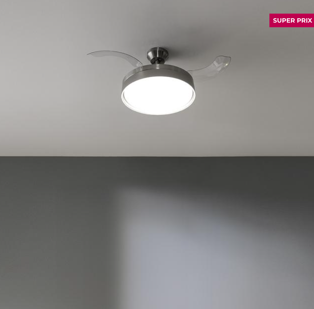 Ventilateur de plafond à 3 pales rétractables / 5994