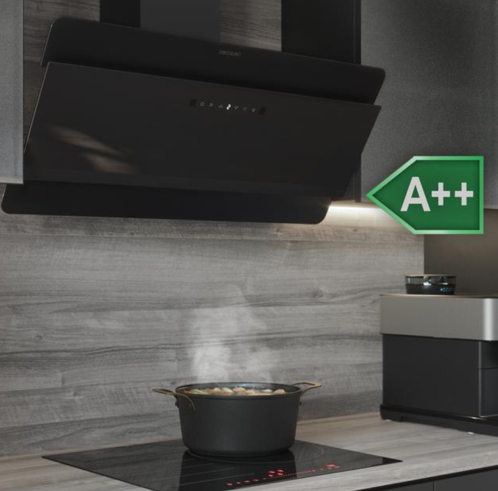 Hotte décorative Bolero Flux DT 908000 Glass Black / 2898