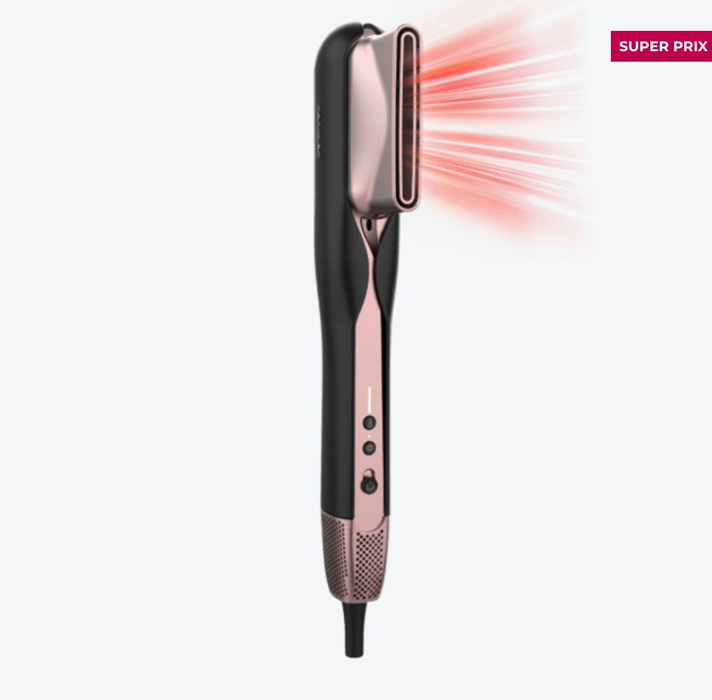 Lisseur séchant avec 2 accessoires : brosse et embout concentrateur / A01_EU01_100158