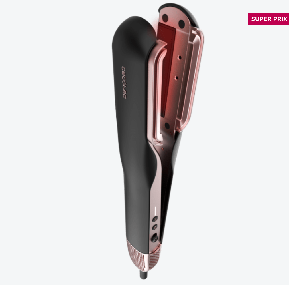 Lisseur séchant avec 2 accessoires : brosse et embout concentrateur / A01_EU01_100158