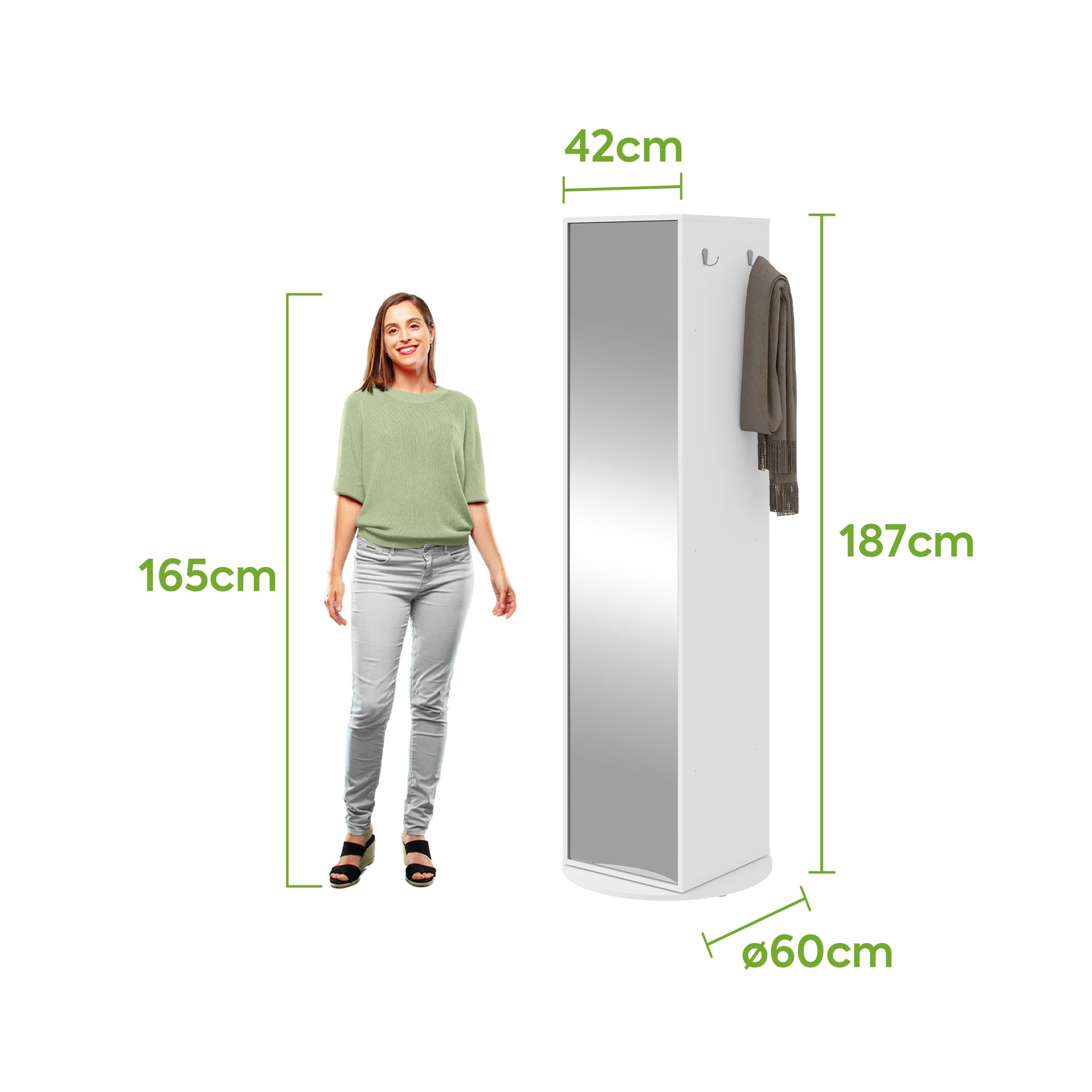 Meuble chaussure pivotant ESTHELA / 91015.8