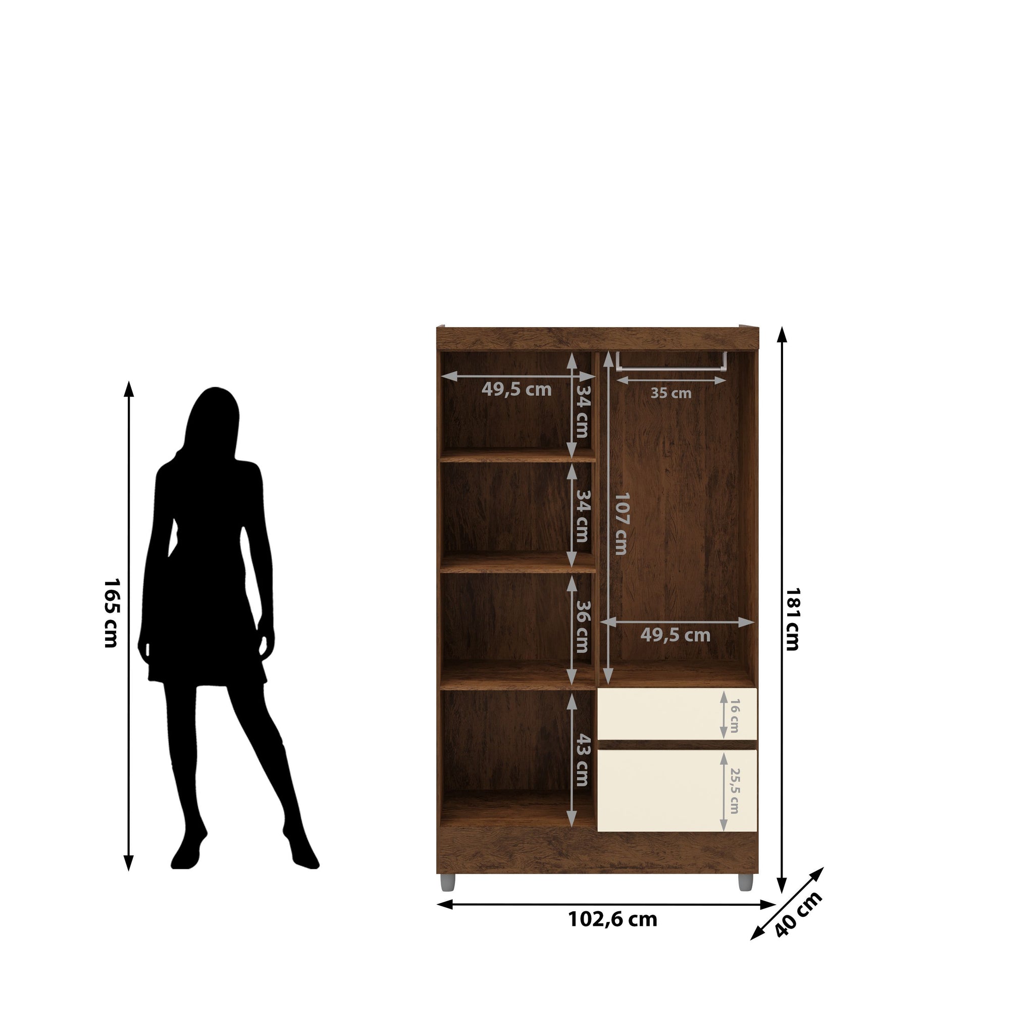 Armoire IDEAL PLUS / 10090CHAMPANHE