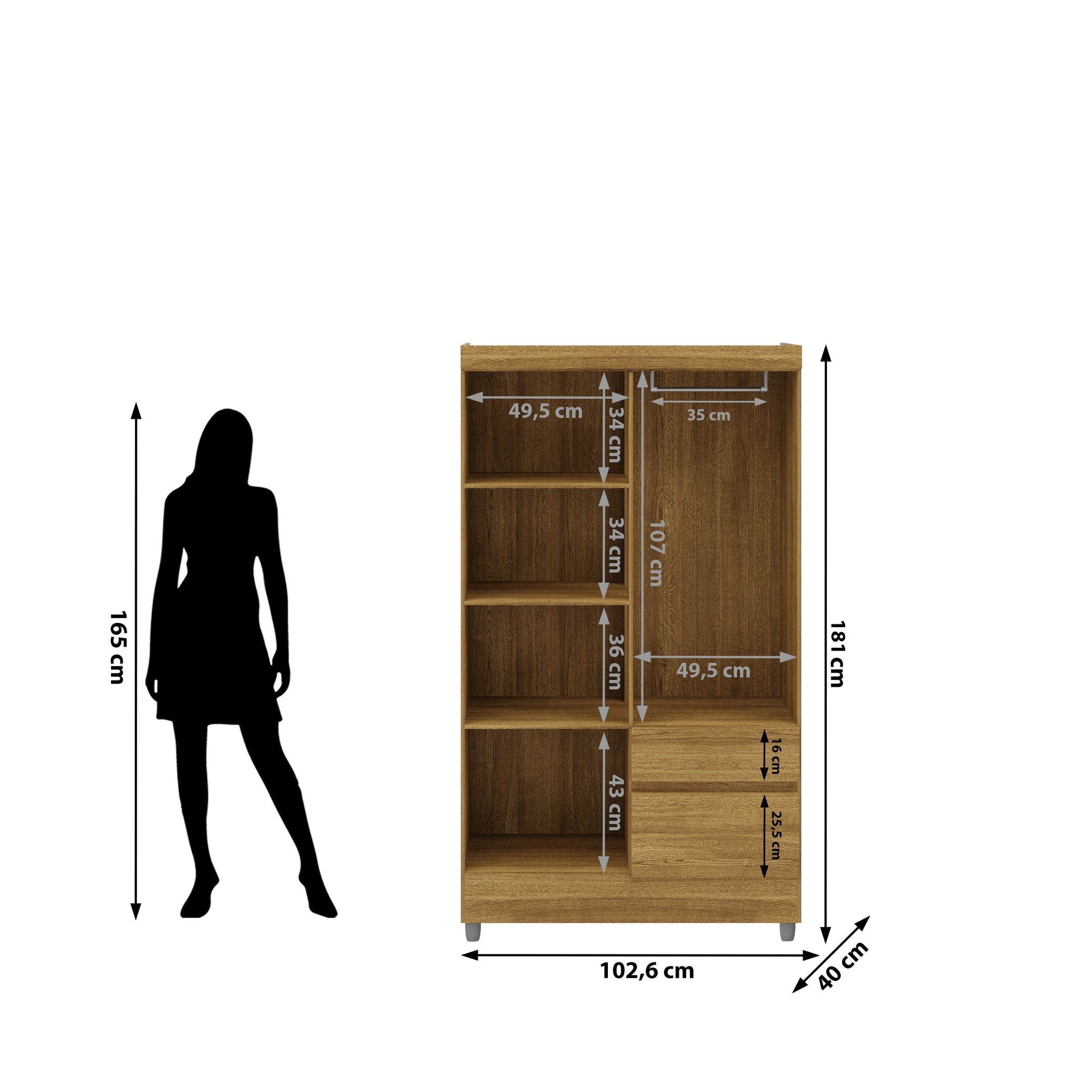 Armoire IDEAL PLUS / 10090NATURE