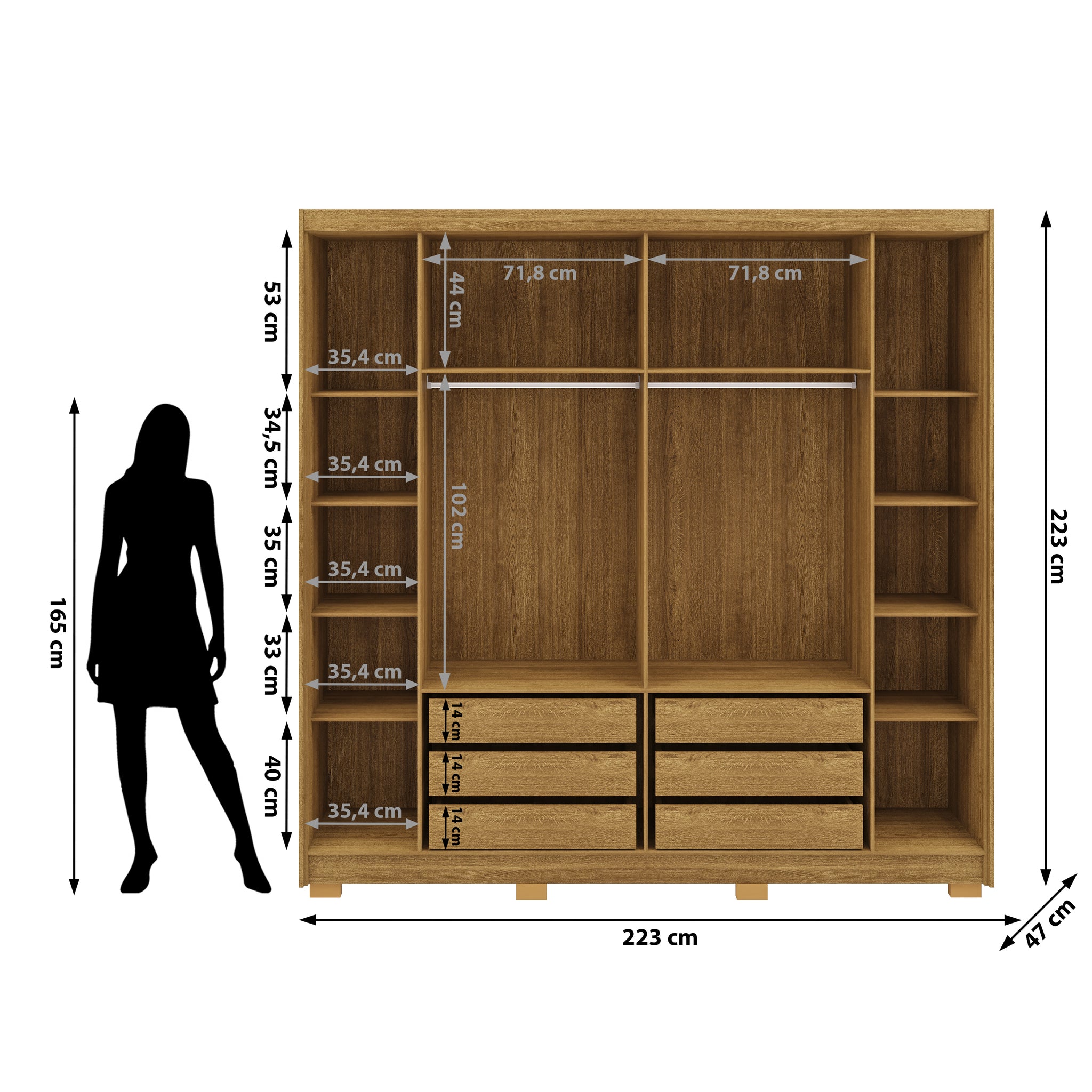 Armoire PERNAMBUCO /  10086CHAMPANHE