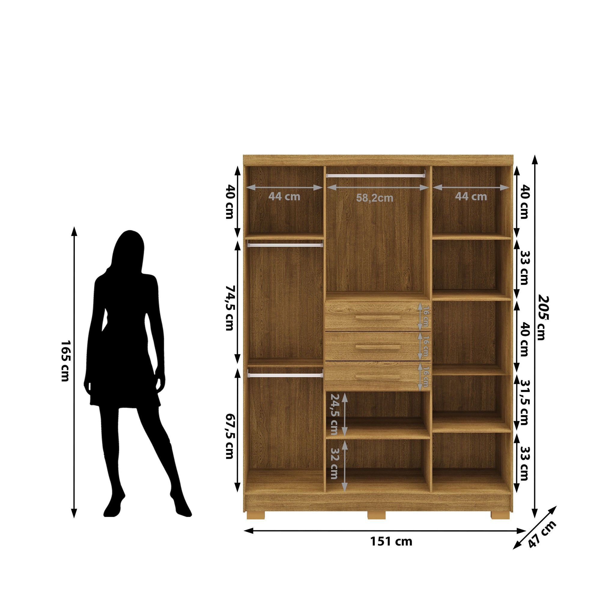 Armoire TAURUS / 10020NATURE