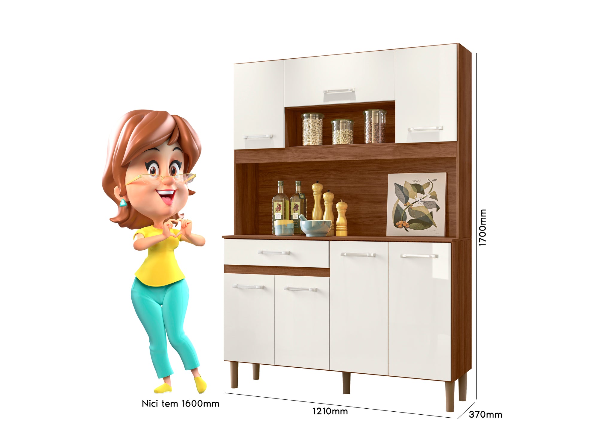 Armoire cuisine 120 cm / 15564.284.1