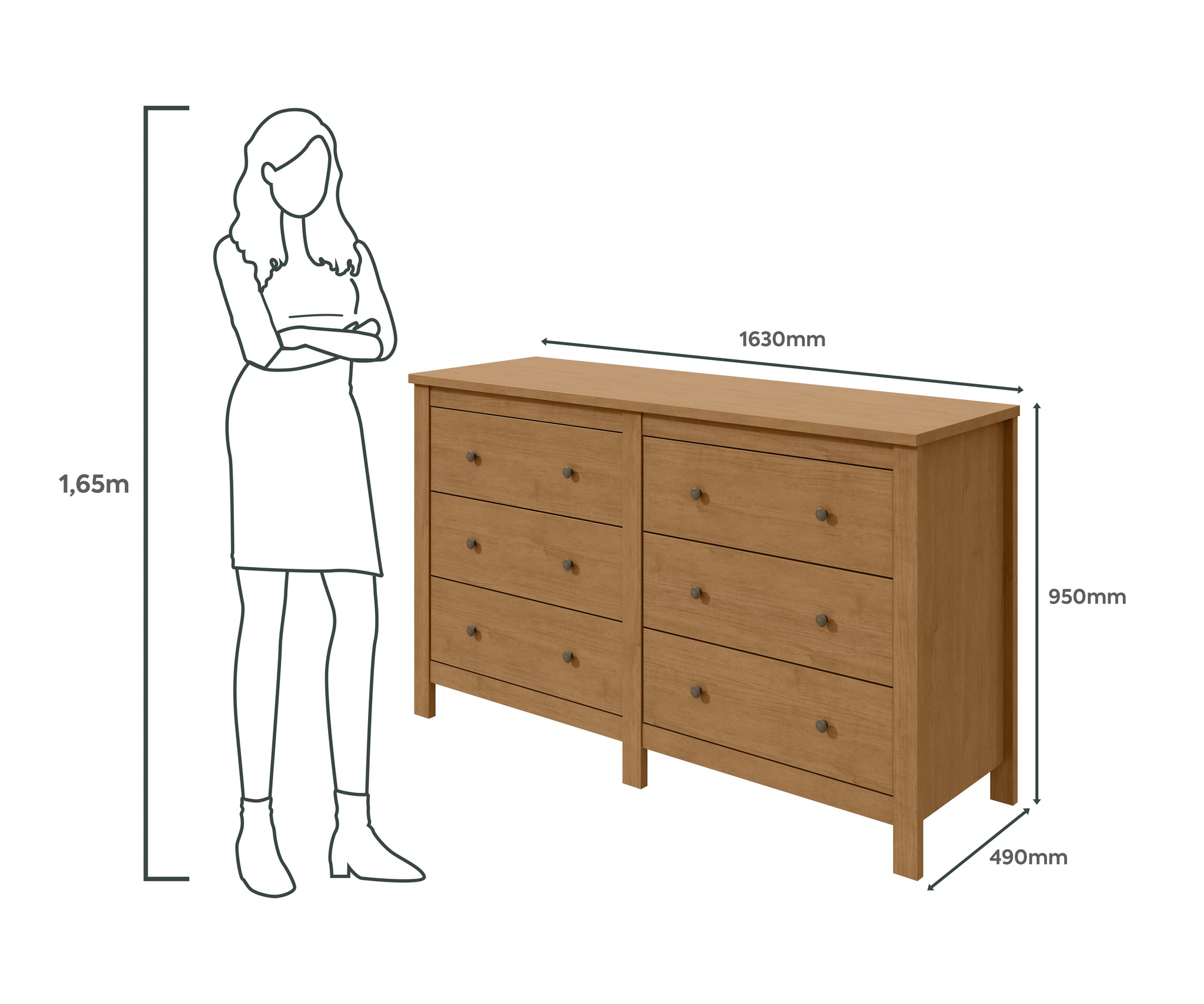 Commode MAGGIORE OAK / 41595.640