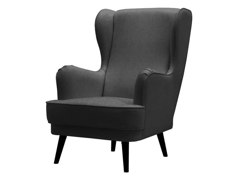 Fauteuil tissu anthracite / A91212